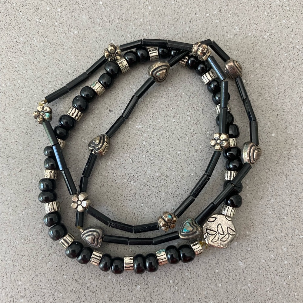 set of 3 handmade bracelets